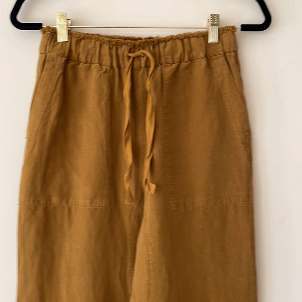 Zara Brushed Linen Trousers - Picture 2 of 7